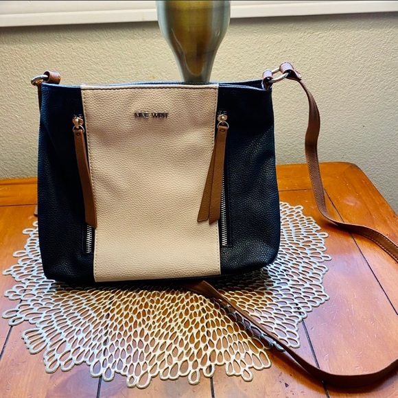 Nine West Handbags - Nine West two tone crossbody bag